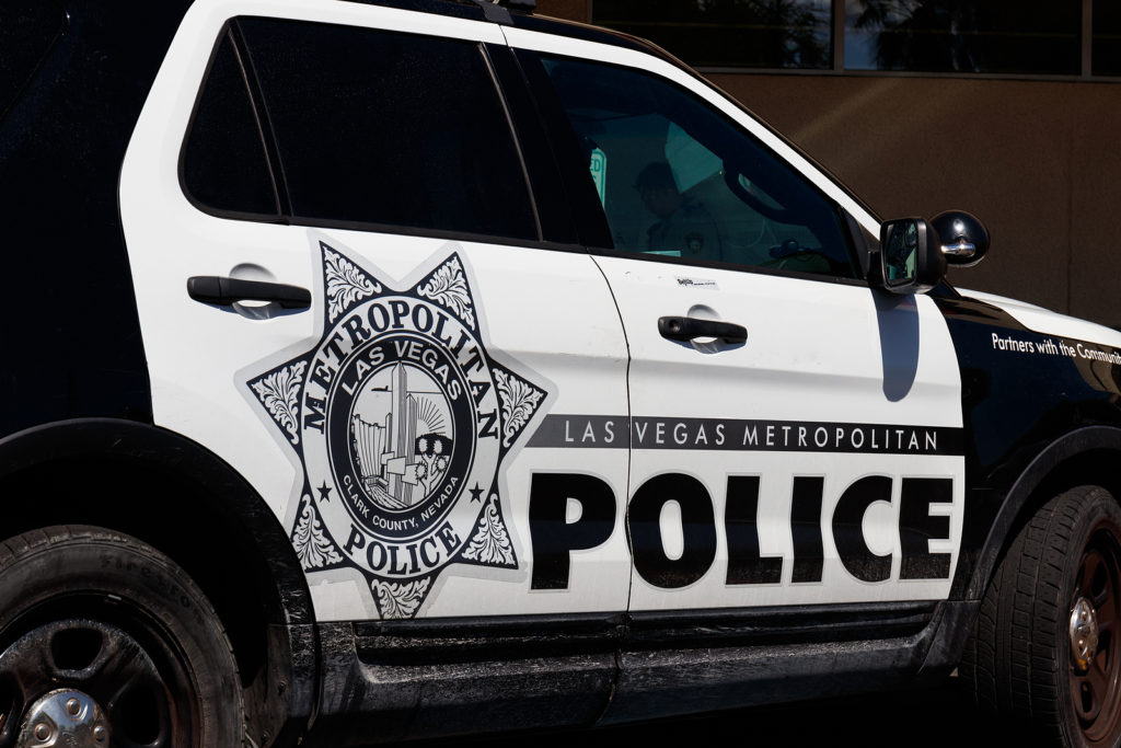 police car in Vegas
