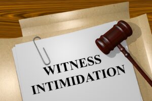 Intimidating a witness charge in Las Vegas