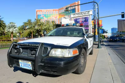 arrest in Las Vegas, Nevada